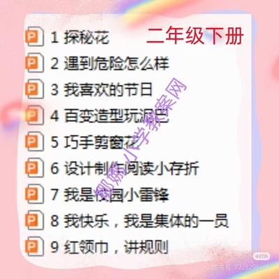 教科版小学二年级下册综合实践活动教案课件