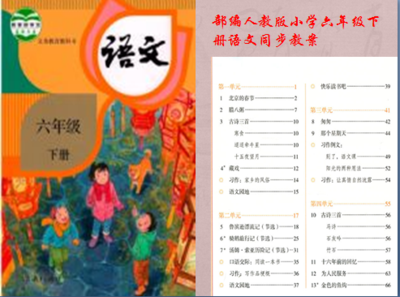 部编人教版小学六年级下册语文同步教案